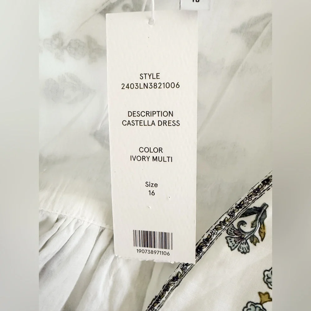 Veronica Beard Castella Floral Boho Midi Dress - Picture 14 of 16